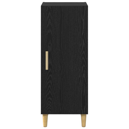 Sideboard Black Oak 34.5 x 34 x 90 cm Engineered Wood