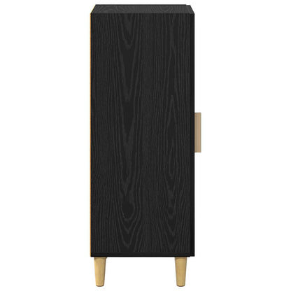 Sideboard Black Oak 34.5 x 34 x 90 cm Engineered Wood