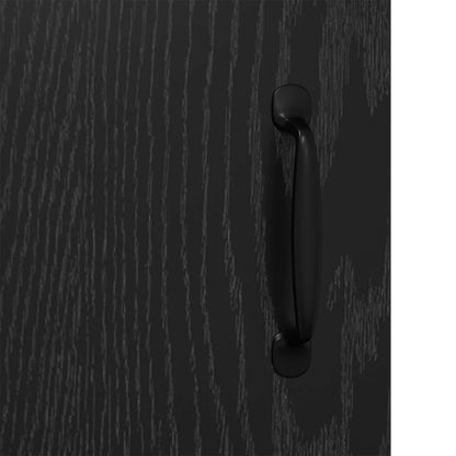 Sideboard Black Oak 34.5 x 34 x 90 cm Engineered Wood