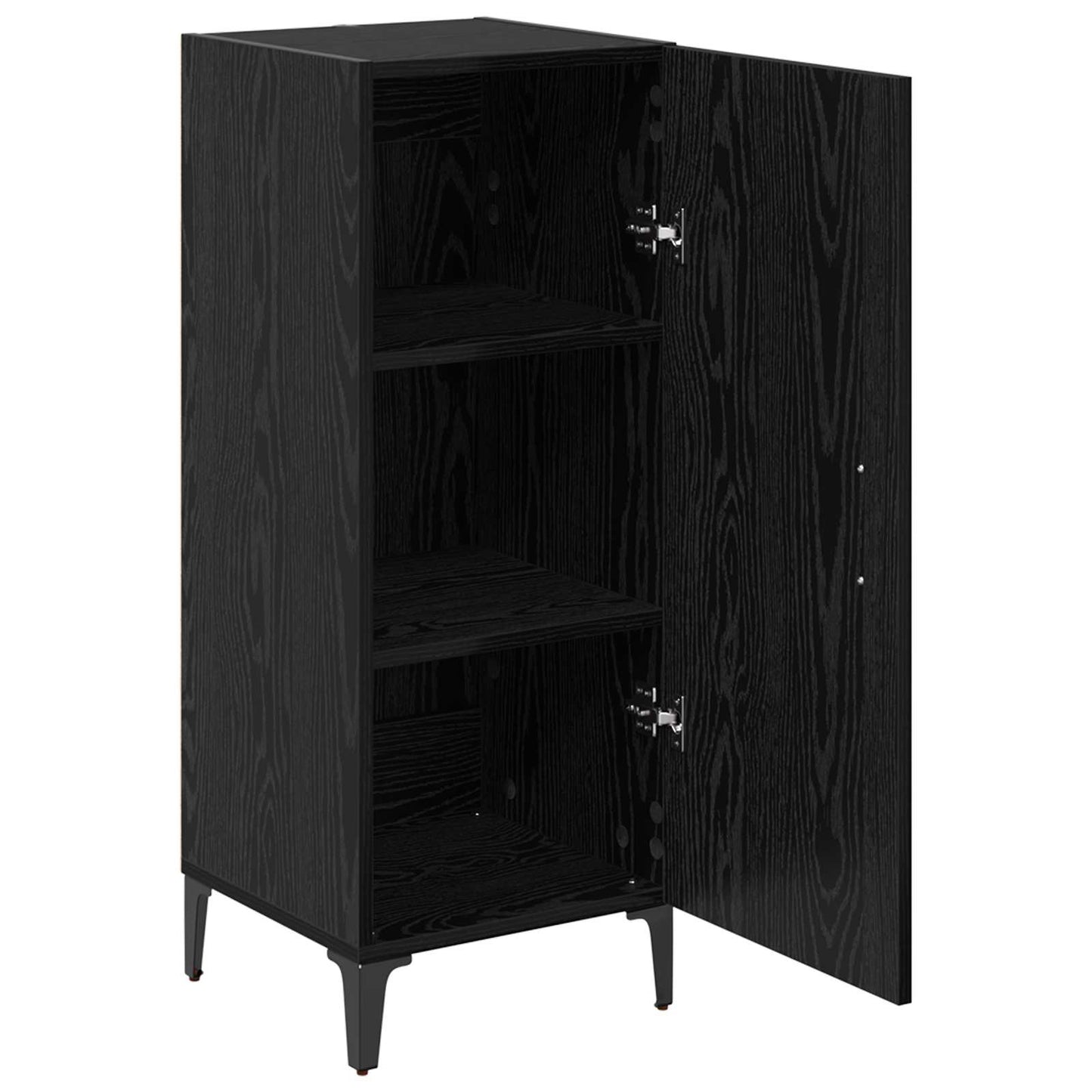 Sideboard Black Oak 34.5 x 34 x 90 cm Engineered Wood