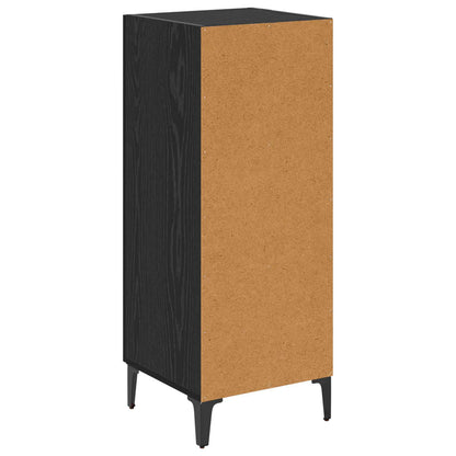 Sideboard Black Oak 34.5 x 34 x 90 cm Engineered Wood