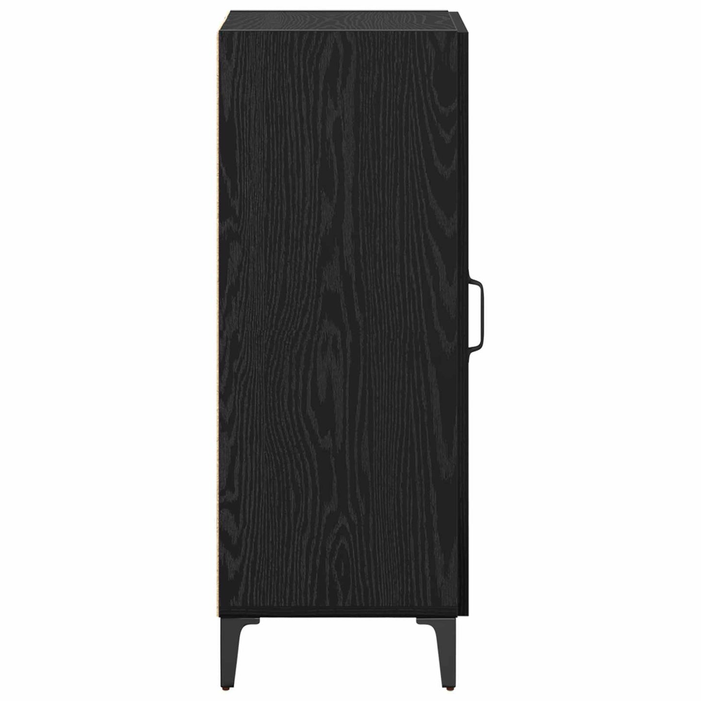 Sideboard Black Oak 34.5 x 34 x 90 cm Engineered Wood