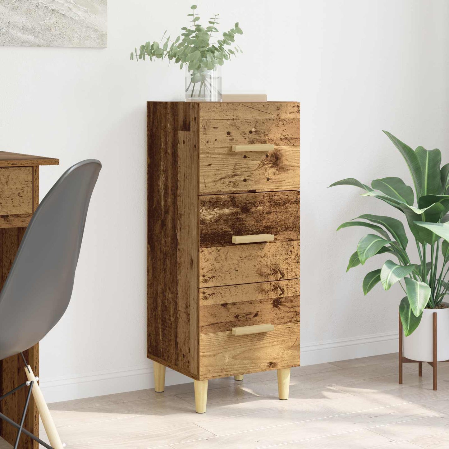 Sideboard Old wood 34.5 x 34 x 90 cm Engineered wood