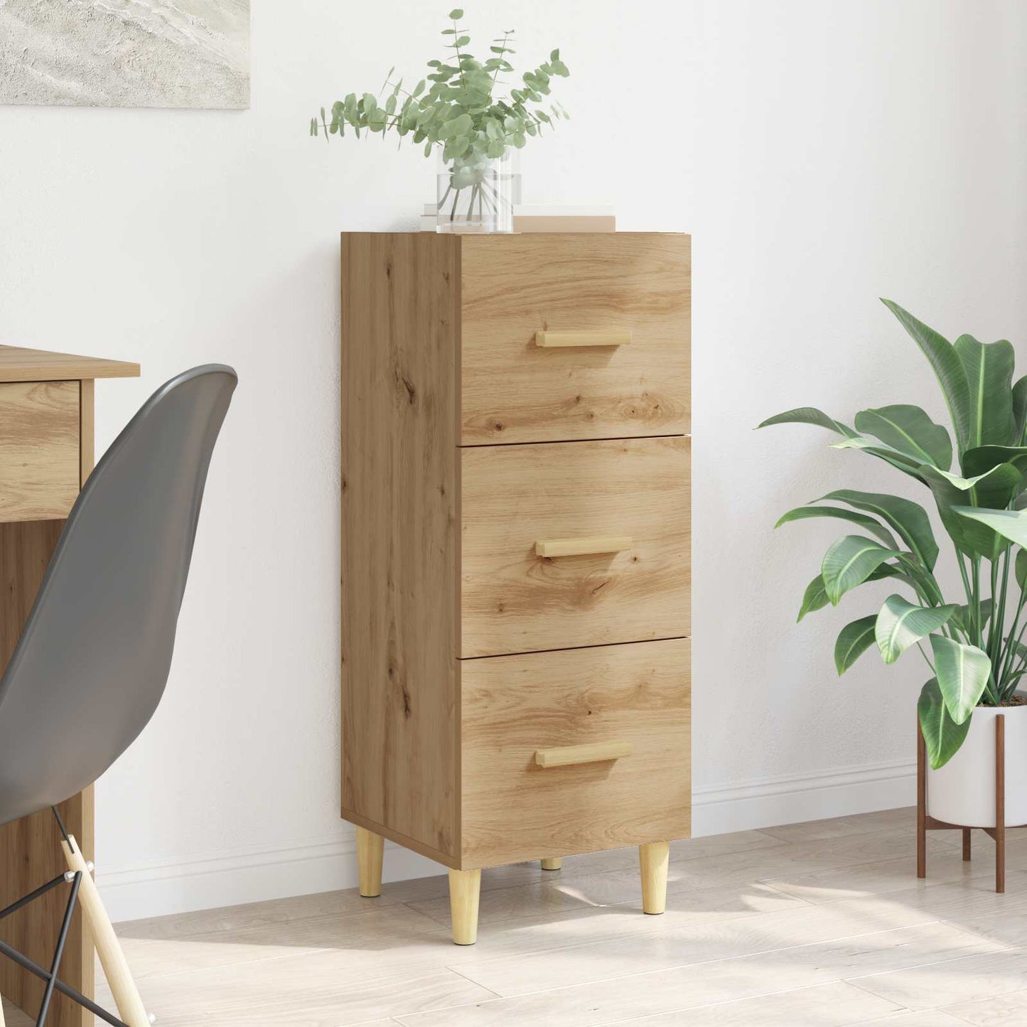 Sideboard Artisan oak 34.5 x 34 x 90 cm Engineered wood