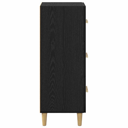 Sideboard Black oak 34.5 x 34 x 90 cm Engineered wood