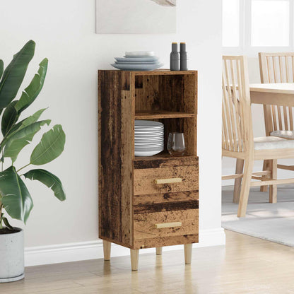 Sideboard Old wood 34 x 34.5 x 90 cm Engineered wood