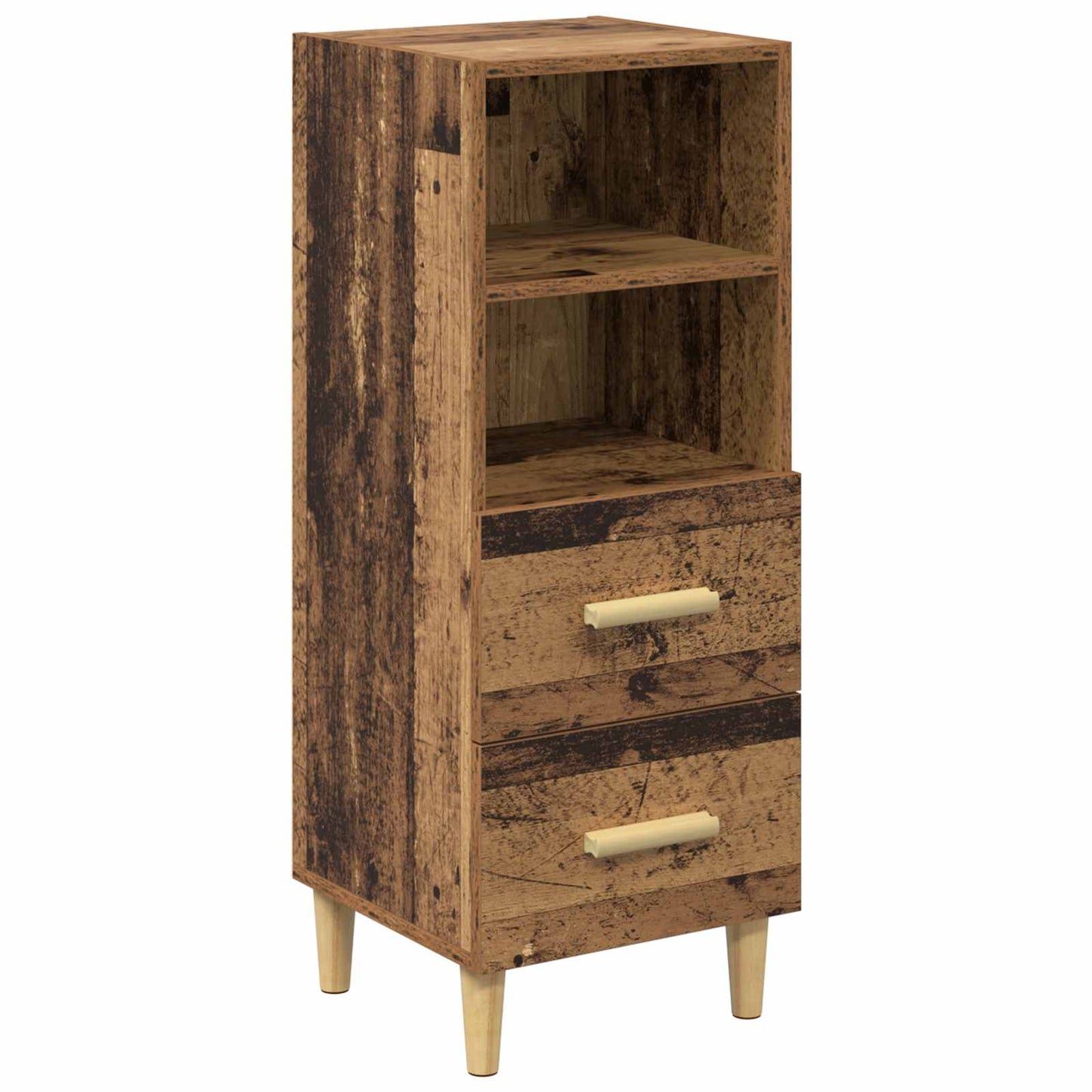 Sideboard Old wood 34 x 34.5 x 90 cm Engineered wood