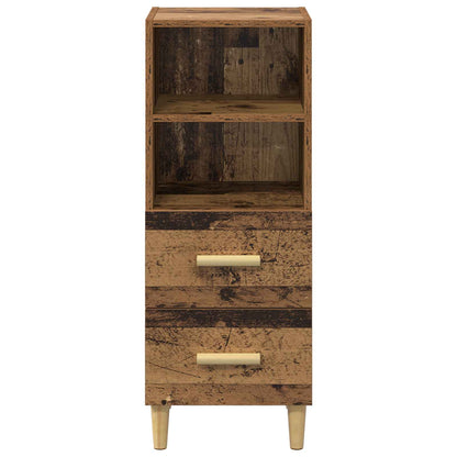 Sideboard Old wood 34 x 34.5 x 90 cm Engineered wood