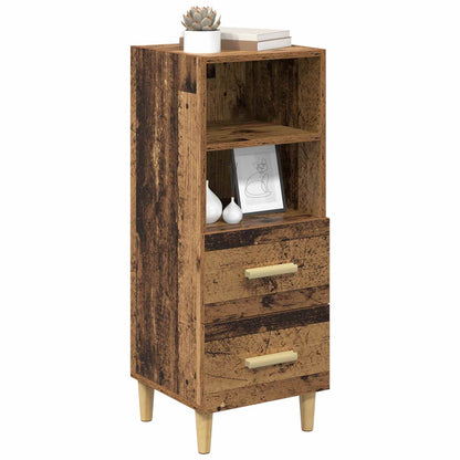 Sideboard Old wood 34 x 34.5 x 90 cm Engineered wood