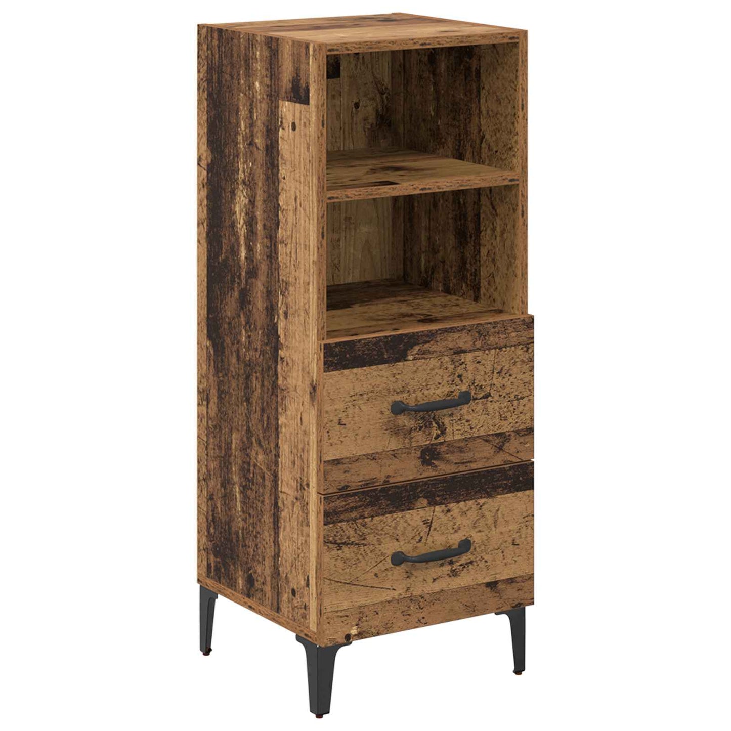 Sideboard Old wood 34 x 34.5 x 90 cm Engineered wood