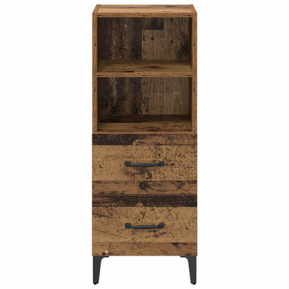 Sideboard Old wood 34 x 34.5 x 90 cm Engineered wood