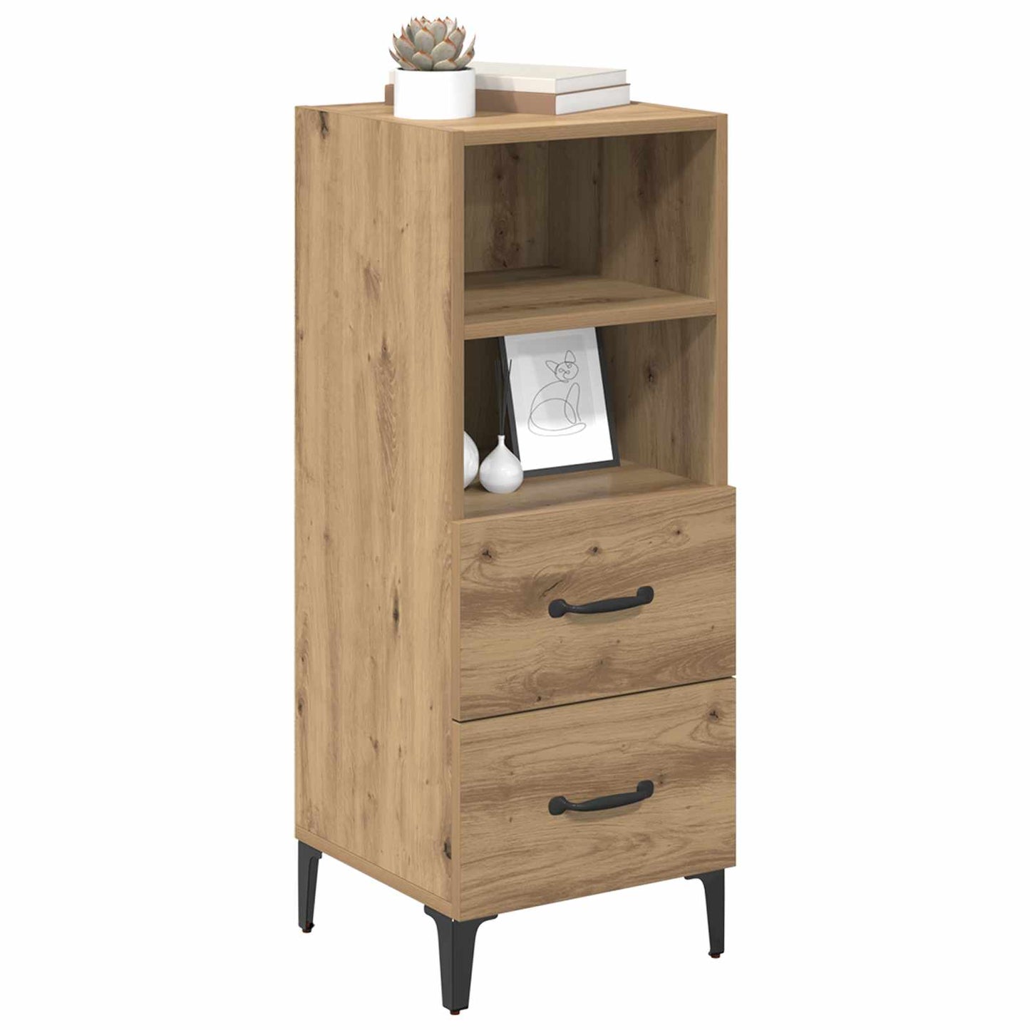 Sideboard Artisan oak 34 x 34.5 x 90 cm Engineered wood