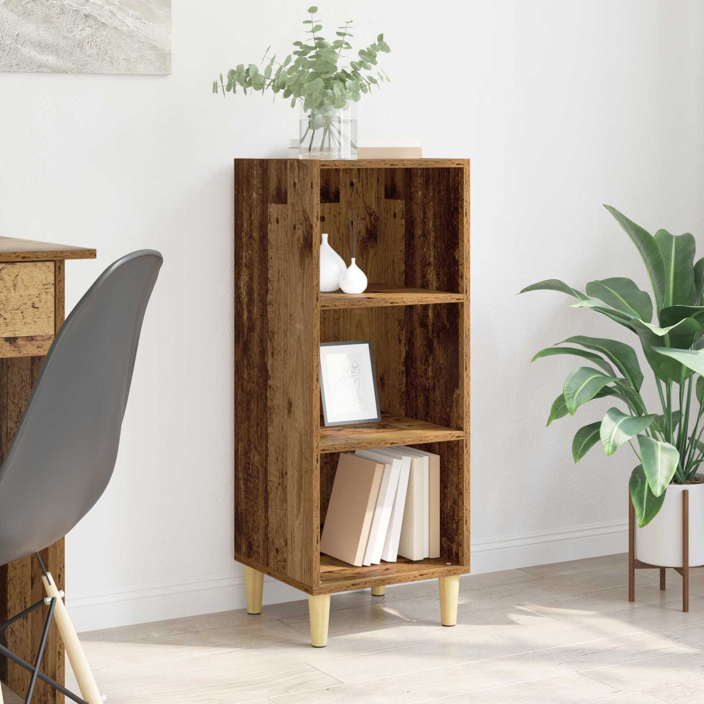 Sideboard Old Wood 34.5 x 32.5 x 90 cm Engineered Wood