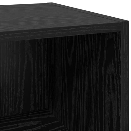 Sideboard Black Oak 34.5 x 32.5 x 90 cm Engineered Wood