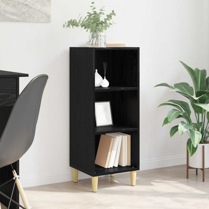 Sideboard Black Oak 34.5 x 32.5 x 90 cm Engineered Wood