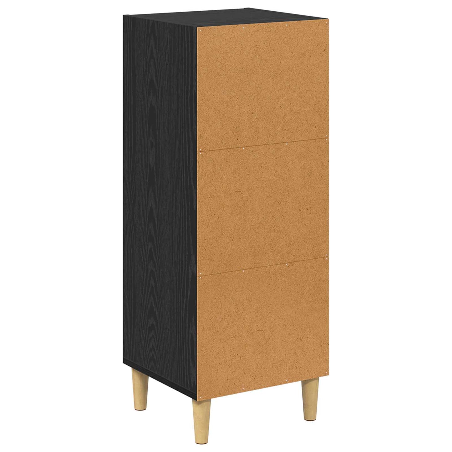 Sideboard Black Oak 34.5 x 32.5 x 90 cm Engineered Wood