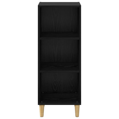Sideboard Black Oak 34.5 x 32.5 x 90 cm Engineered Wood