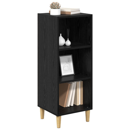 Sideboard Black Oak 34.5 x 32.5 x 90 cm Engineered Wood