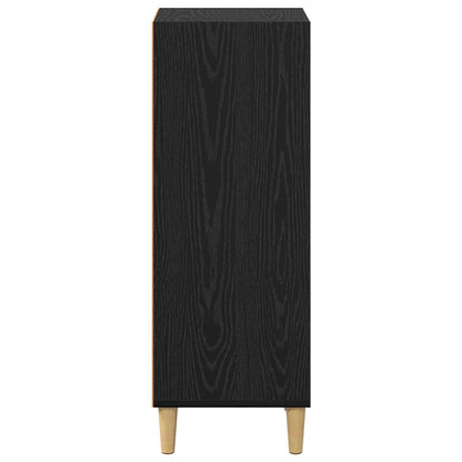 Sideboard Black Oak 34.5 x 32.5 x 90 cm Engineered Wood