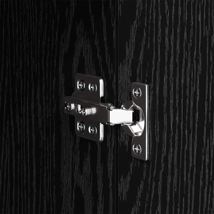 Sideboard Black Oak 34.5 x 32.5 x 90 cm Engineered Wood