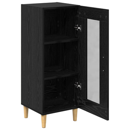 Sideboard Black Oak 34.5 x 32.5 x 90 cm Engineered Wood
