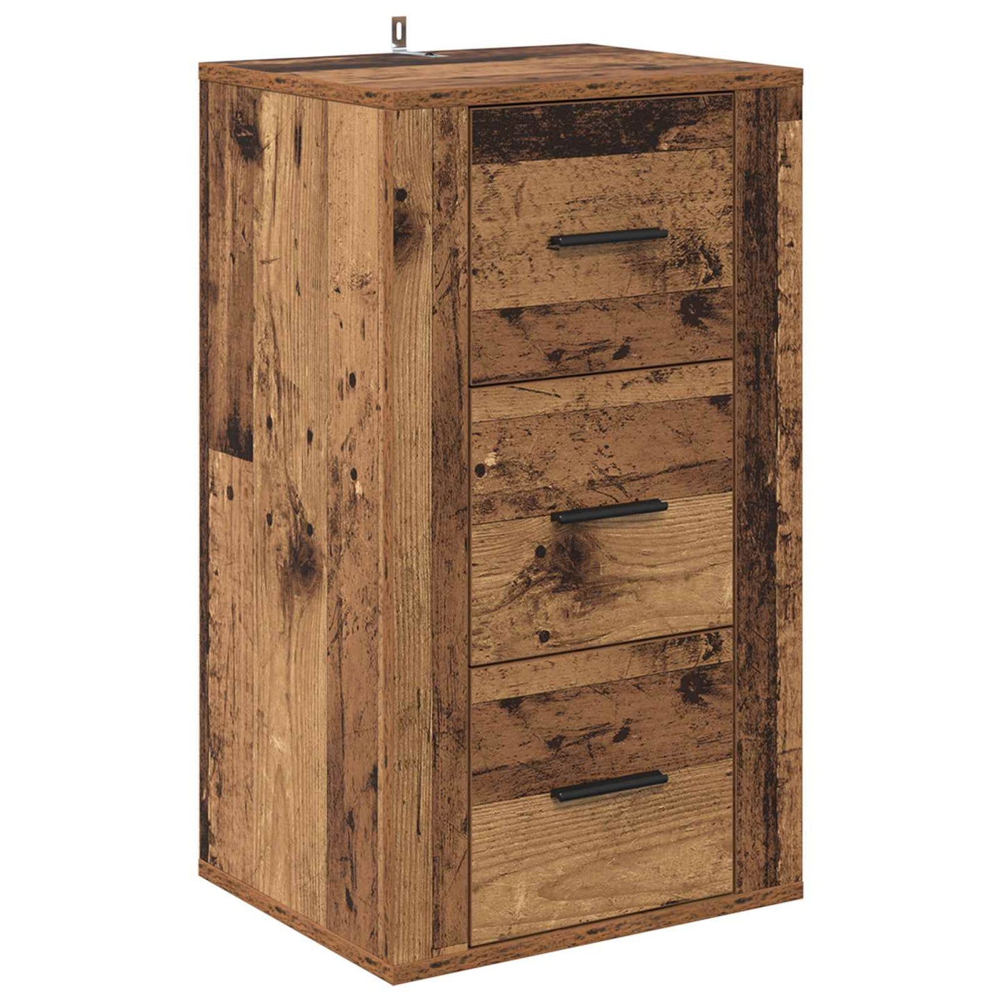 Sideboard with Drawer Old Wood 40 x 33 x 70 cm Engineered wood