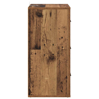 Sideboard with Drawer Old Wood 40 x 33 x 70 cm Engineered wood