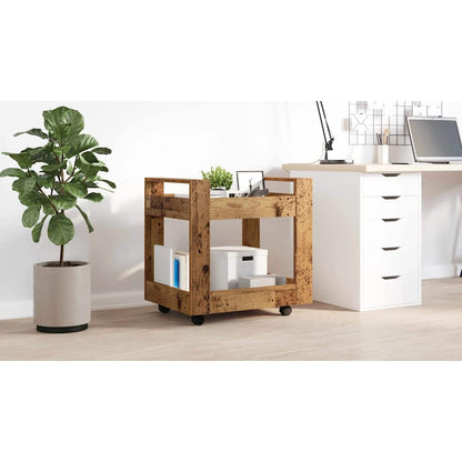 Desk Trolley Old Wood 60 x 45 x 60 cm Engineered Wood