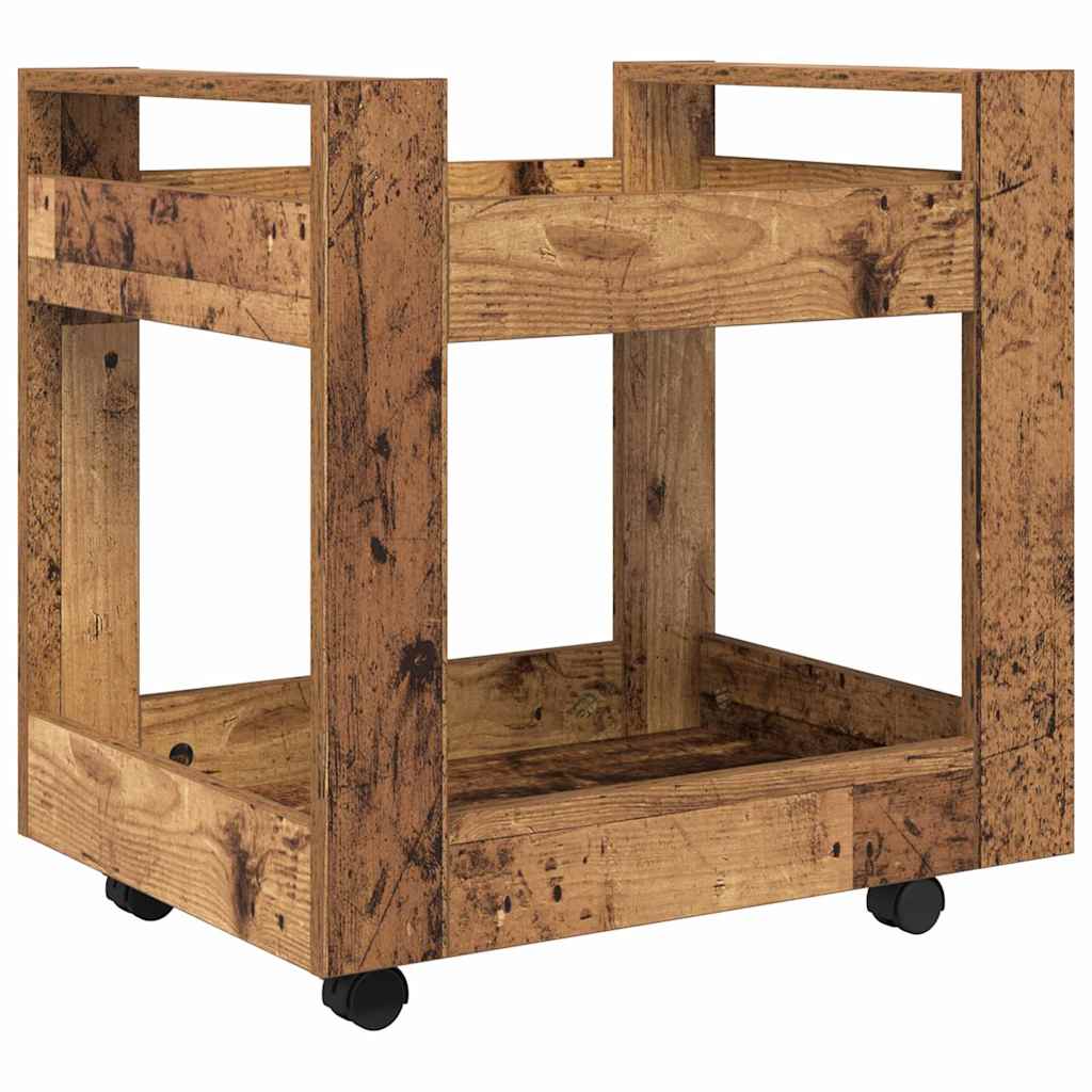 Desk Trolley Old Wood 60 x 45 x 60 cm Engineered Wood