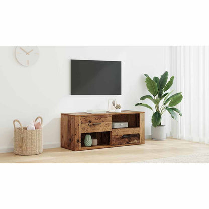 TV Cabinet Old Wood 100 x 35 x 40 cm Engineered Wood