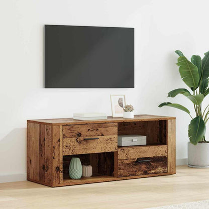 TV Cabinet Old Wood 100 x 35 x 40 cm Engineered Wood