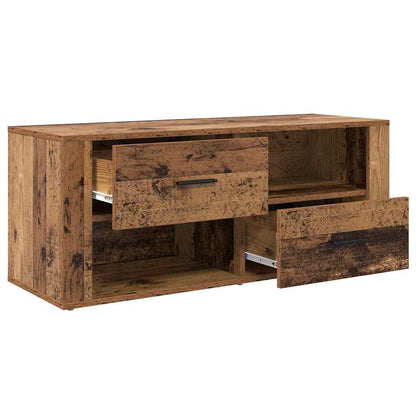 TV Cabinet Old Wood 100 x 35 x 40 cm Engineered Wood