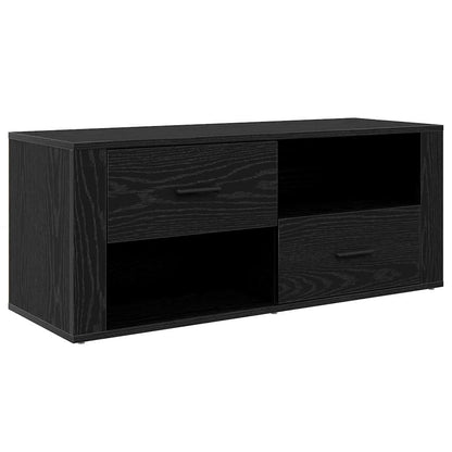 TV Cabinet 100 x 35 x 40 cm Black Oak Engineered Wood