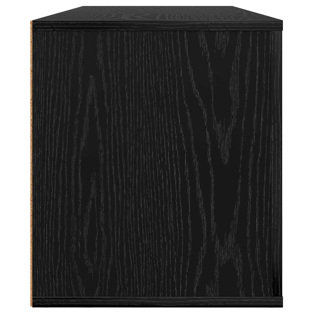 TV Cabinet 100 x 35 x 40 cm Black Oak Engineered Wood