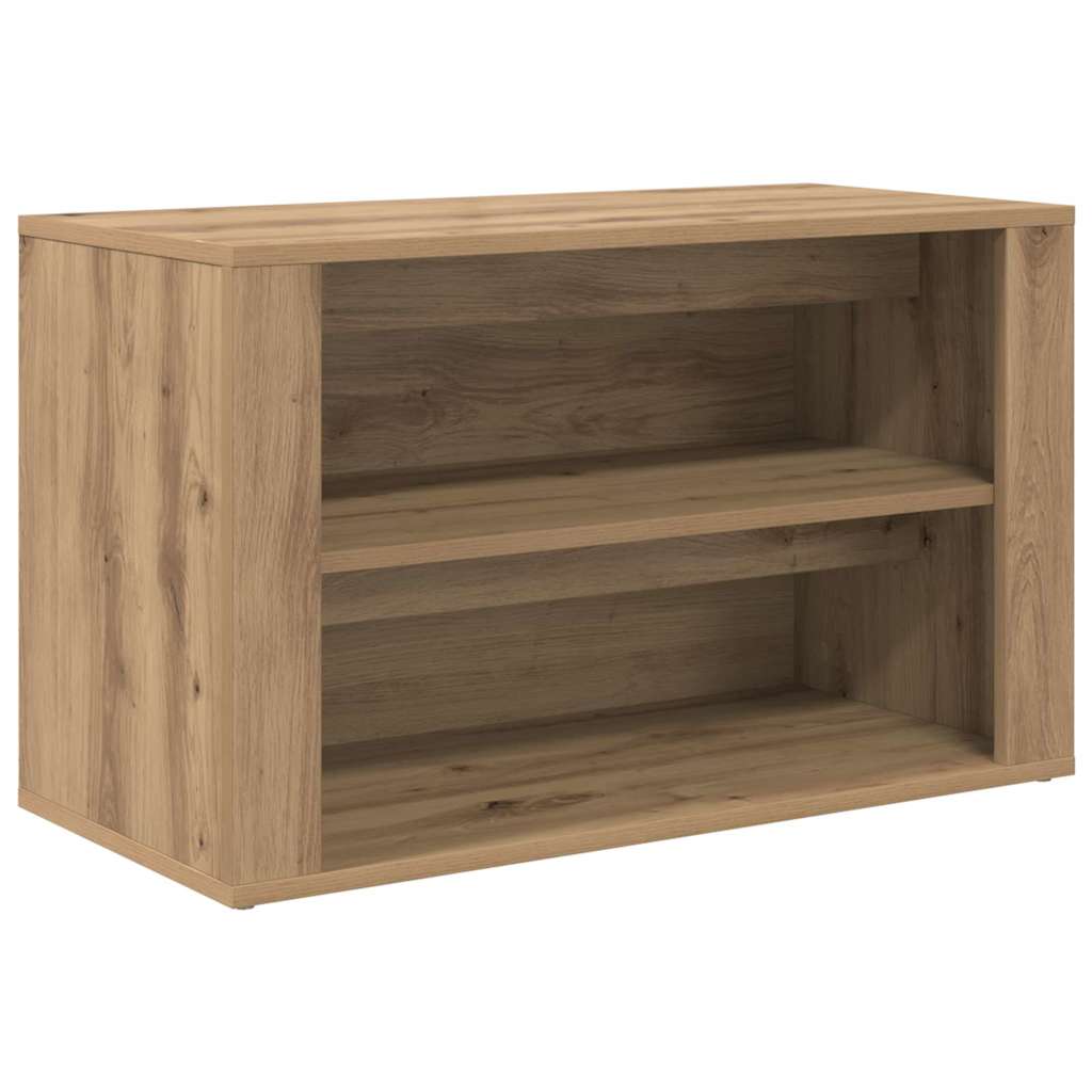 Shoe Rack 75 x 35 x 45 cm Engineered Wood Artisan oak