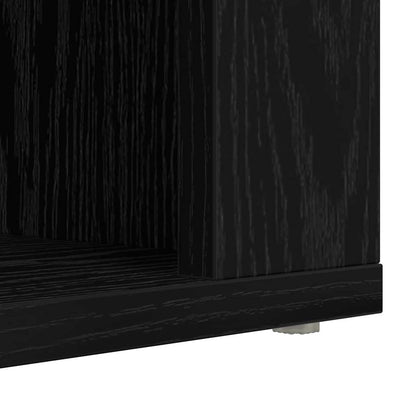 Shoe Rack 75 x 35 x 45 cm Engineered Wood Black oak