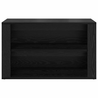 Shoe Rack 75 x 35 x 45 cm Engineered Wood Black oak