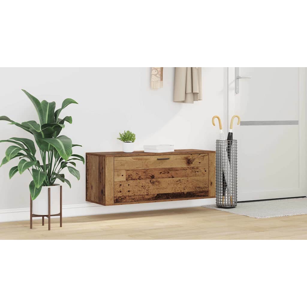 Shoe Cabinet Old wood 100 x 35 x 38 cm Engineered wood