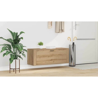 Shoe Cabinet Artisan oak 100 x 35 x 38 cm Engineered wood