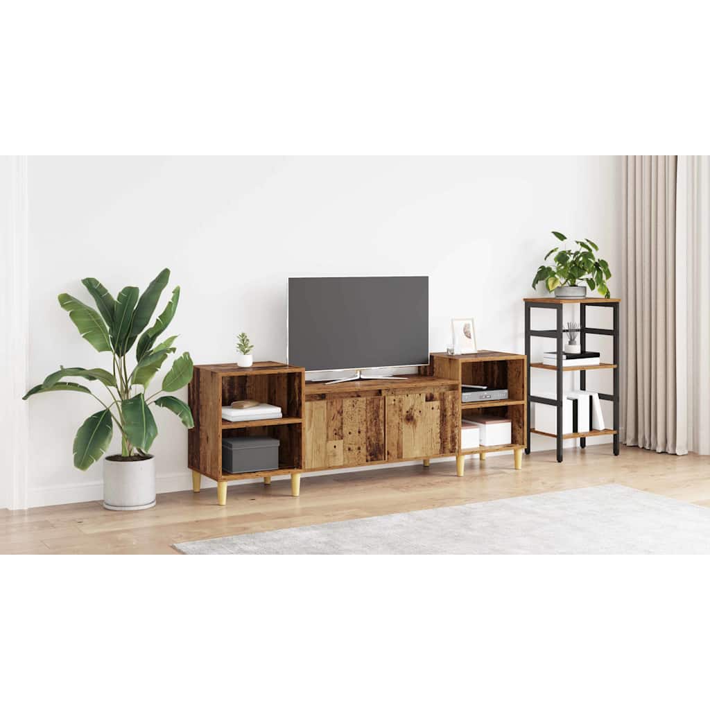 TV Cabinet Old Wood 160 x 35 x 55 cm Engineered Wood