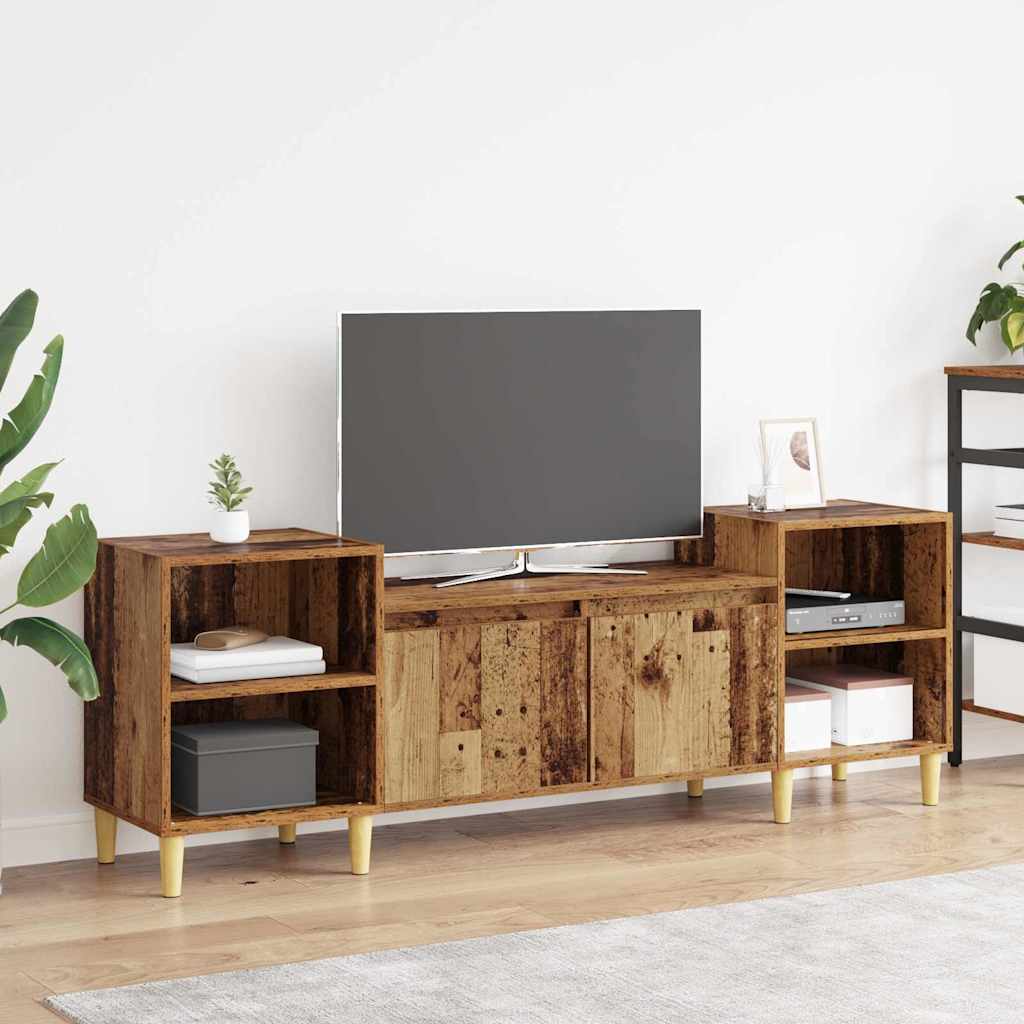TV Cabinet Old Wood 160 x 35 x 55 cm Engineered Wood