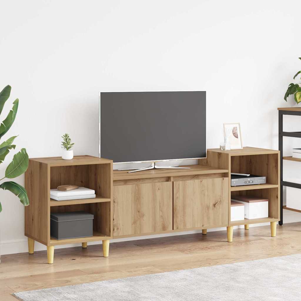 TV Cabinet Artisan Oak 160 x 35 x 55 cm Engineered Wood
