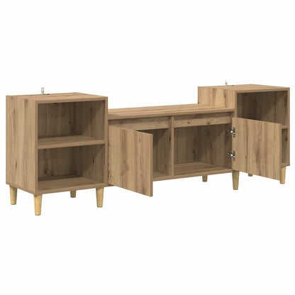 TV Cabinet Artisan Oak 160 x 35 x 55 cm Engineered Wood