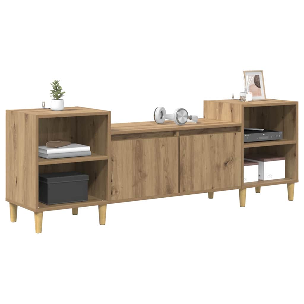 TV Cabinet Artisan Oak 160 x 35 x 55 cm Engineered Wood