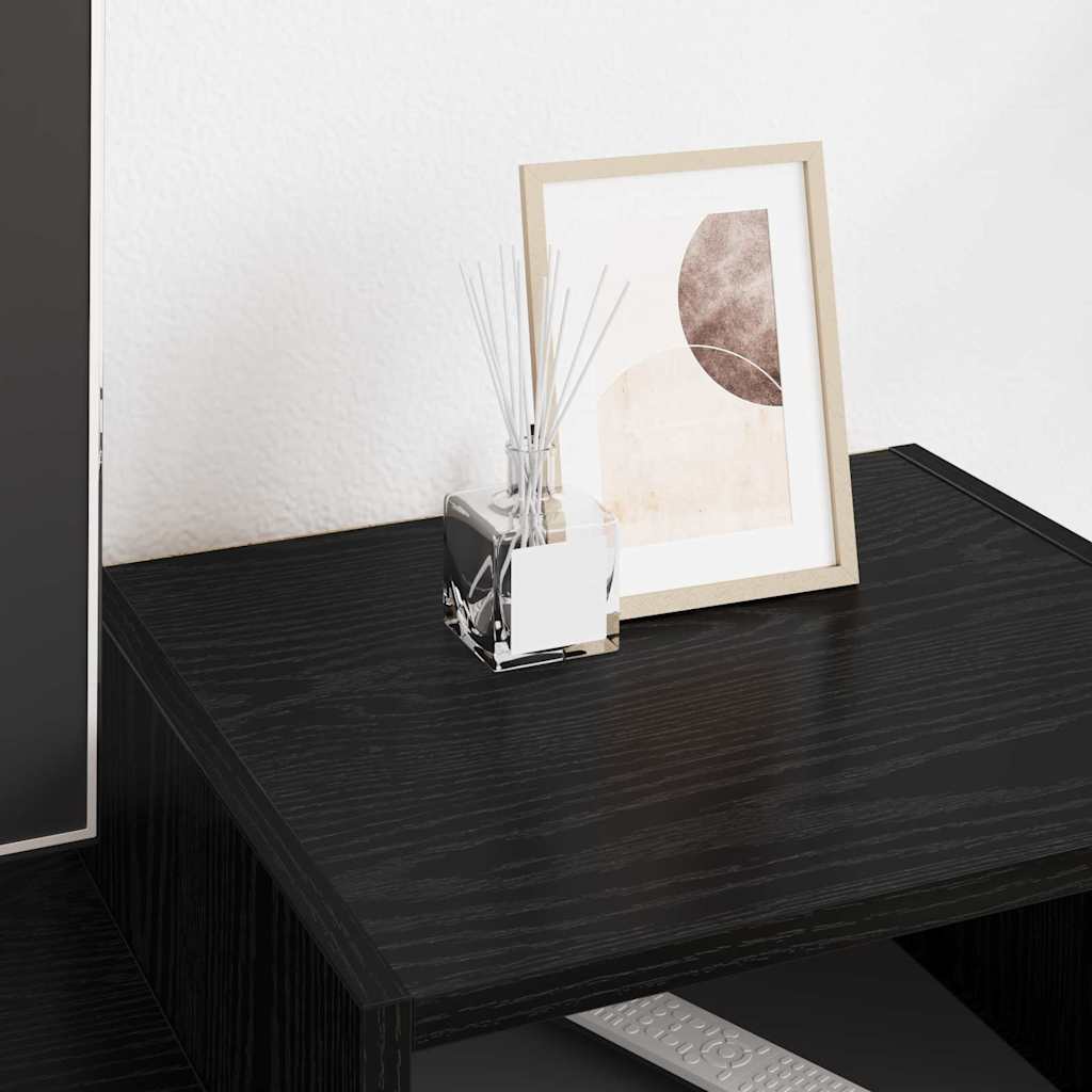 TV Cabinet 160 x 35 x 55 cm Black Oak Engineered Wood