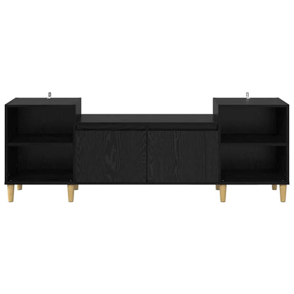 TV Cabinet 160 x 35 x 55 cm Black Oak Engineered Wood