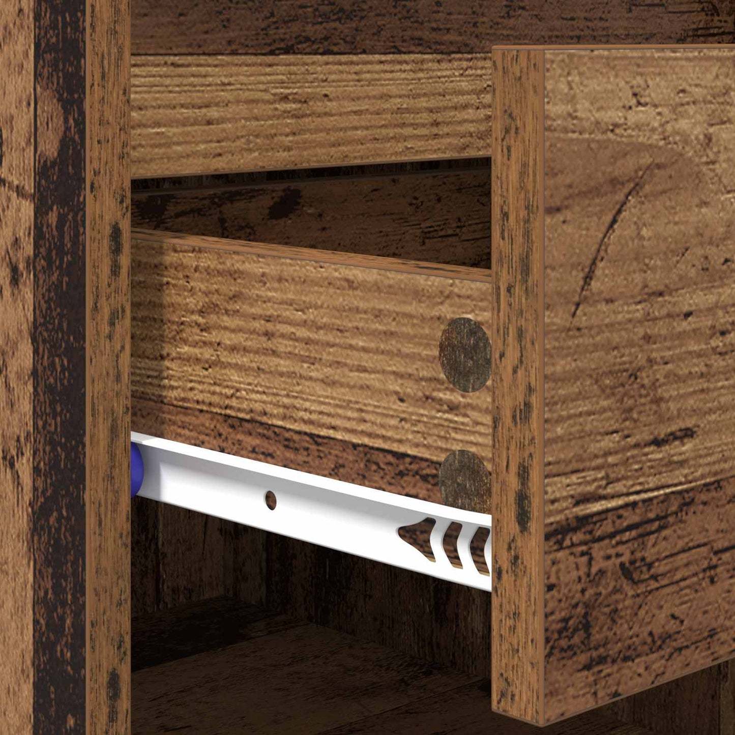 Shoe Cabinet 102 x 36 x 60 cm Engineered Wood Old Wood