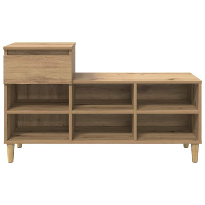 Shoe Cabinet Artisan Oak 102 x 36 x 60 cm Engineered Wood