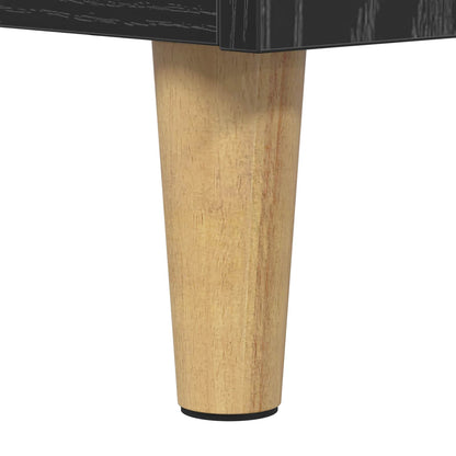 Shoe Cabinet Black Oak 102 x 36 x 60 cm Engineered Wood