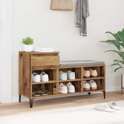 Shoe Cabinet Old wood 102 x 36 x 60 cm Engineered wood
